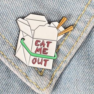 😽EAT ME OUT PIN😽 cute pin for keychain backpack bag suitcase accessories +more